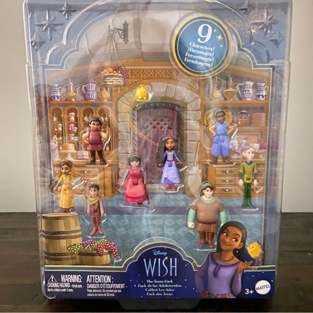 Disney's Wish the Teens Asha & Friends Mini Doll Figure Set NEW in Box